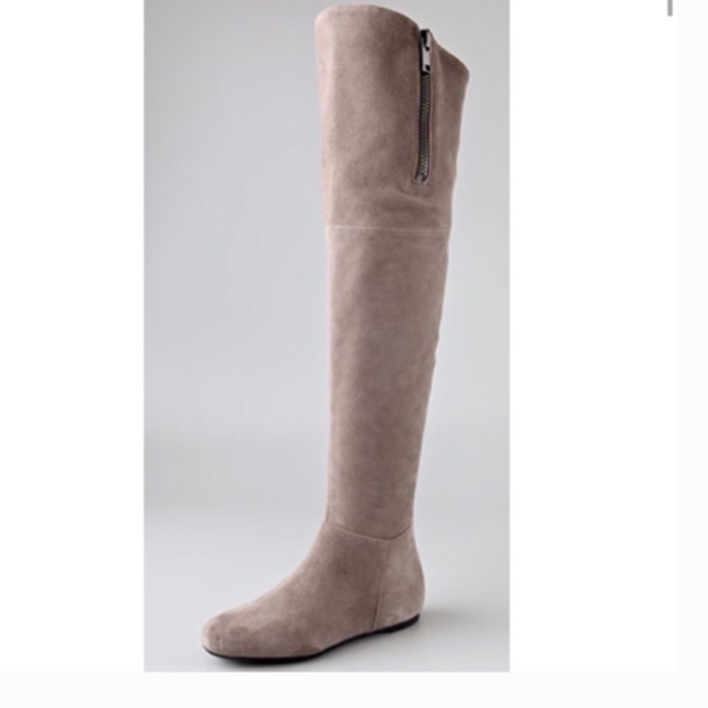 Sam Edelman Leather James Tall Sock Flat Boots